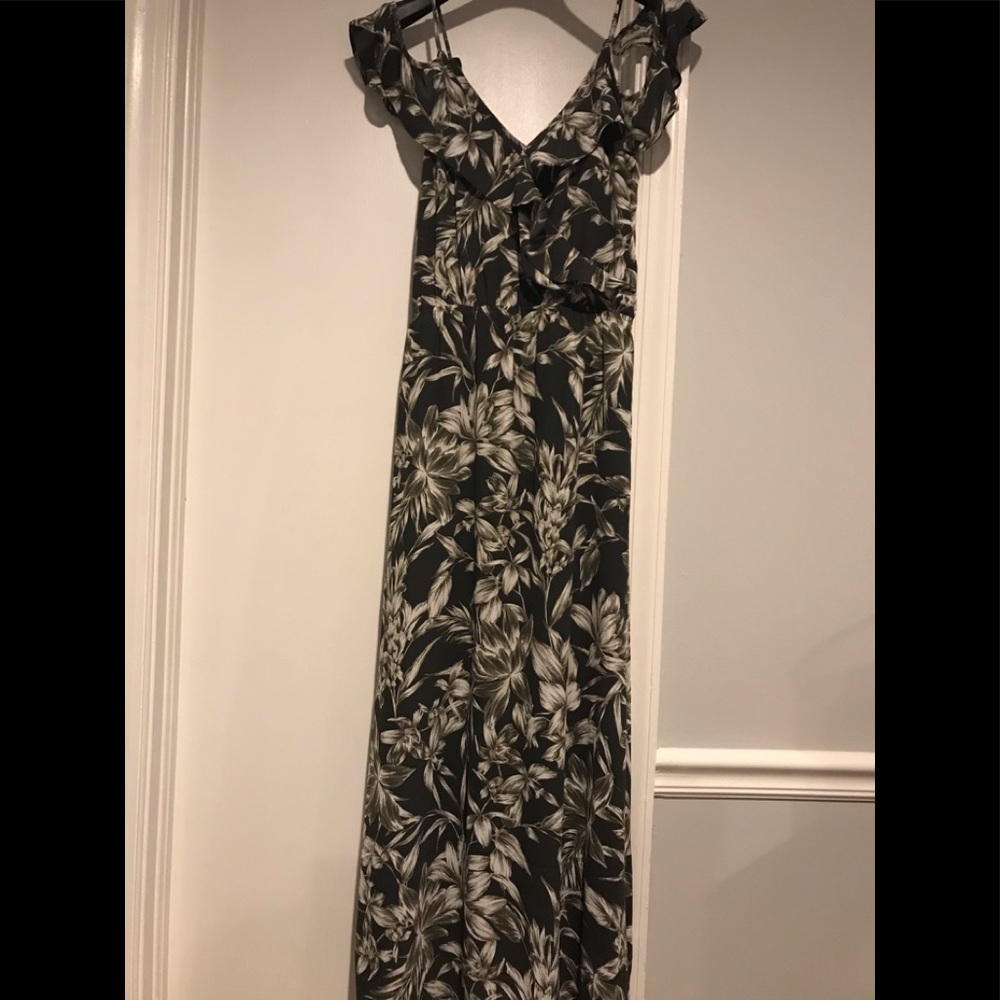 Banana Republic Cold Shoulder Maxi Dress